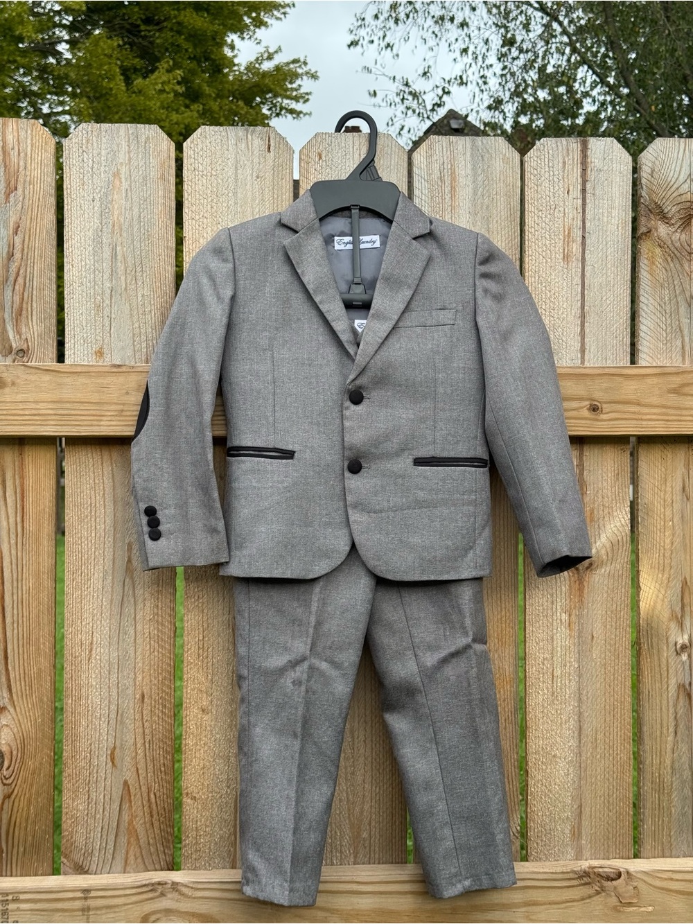 English Laundry 3pc Formal Suit Boy’s size 6 6X Jacket Vest Pants Set Wedding